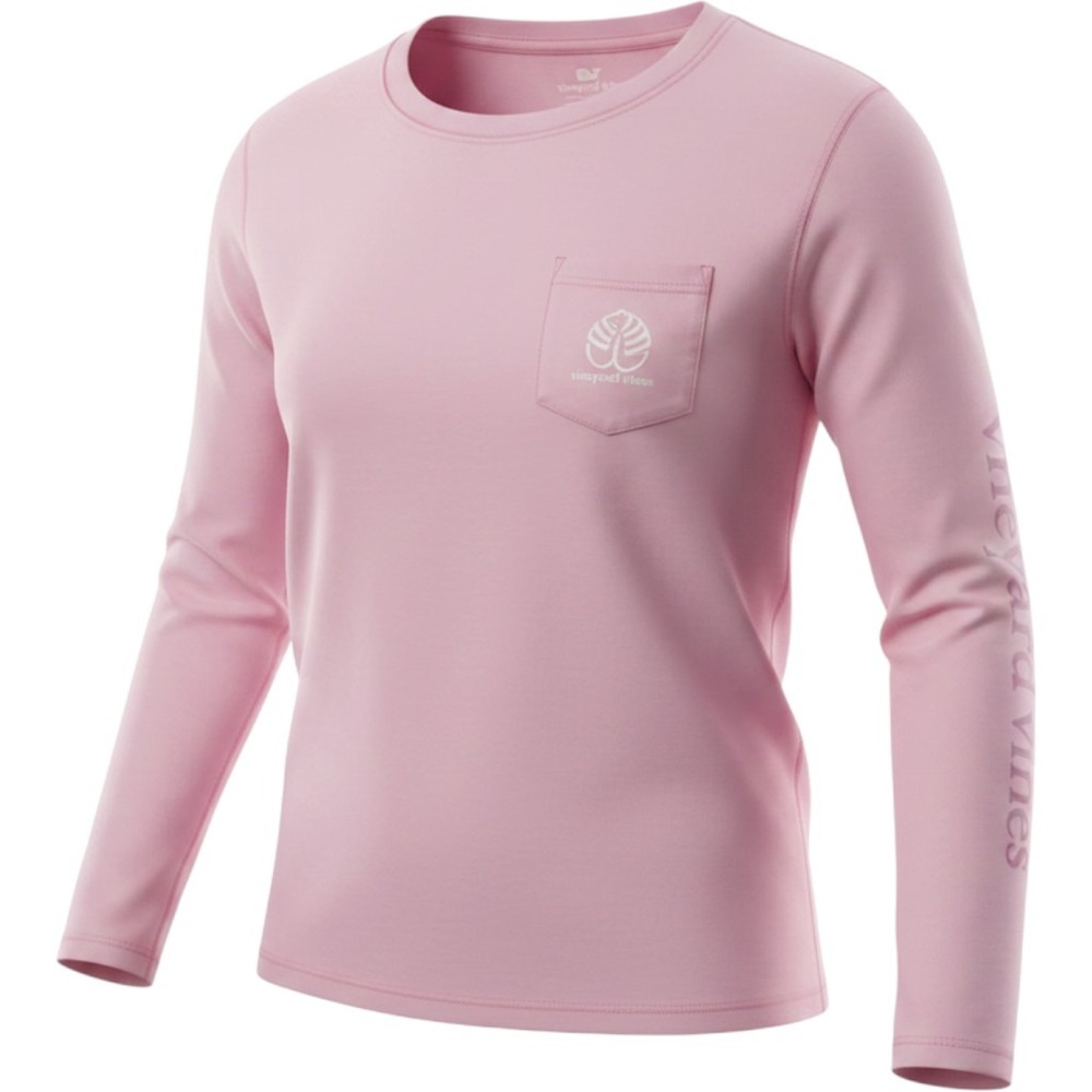 Vineyard Vines Pink Long Sleeve Shirt Size S Women